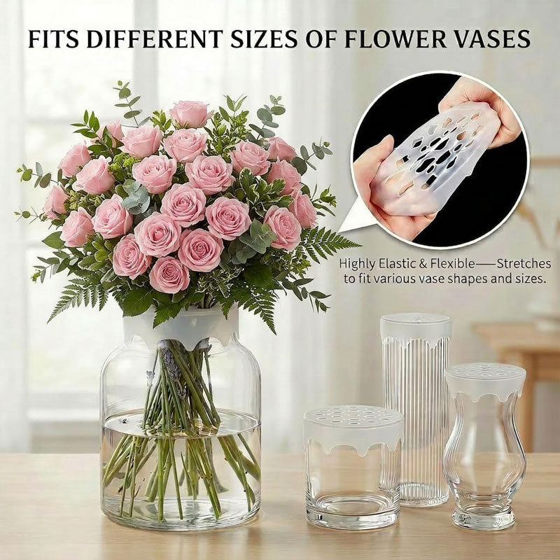 🎁Acquista 1 Ottieni 1 Gratis🌼Rendi i tuoi fiori alti e splendidi --Porta bouquet in silicone✨