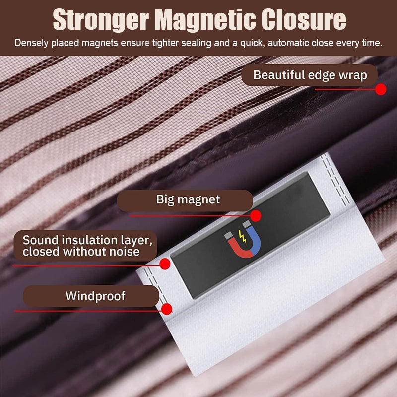 Benvenuta brezza, addio ospiti indesiderati. 🦟🚪 La tenda magnetica a rete per porte!