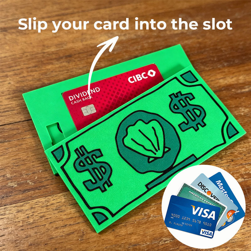 🐚 Shell Cash Card Sleeve — Add a Pop of Personality to Your Pockets! 💚