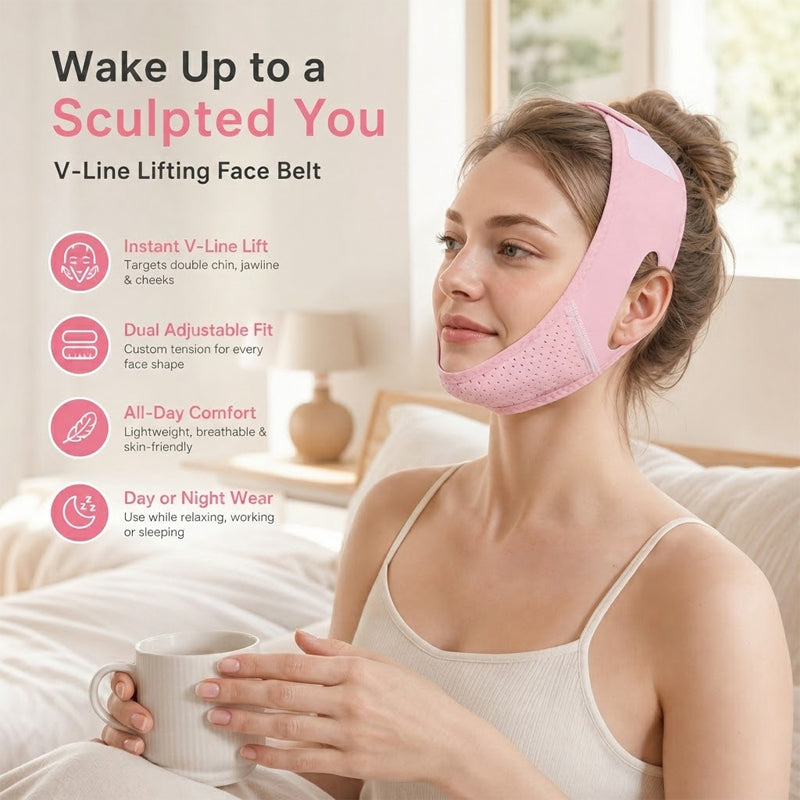 ✨ Scolpisci facilmente un viso sodo a forma di V💫CINTURINO V-LINE PER IL VISO EFFETTO LIFTING