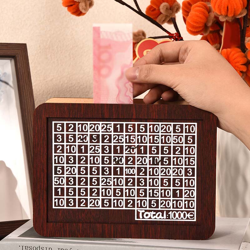 🔥Salvadanaio digitale in legno