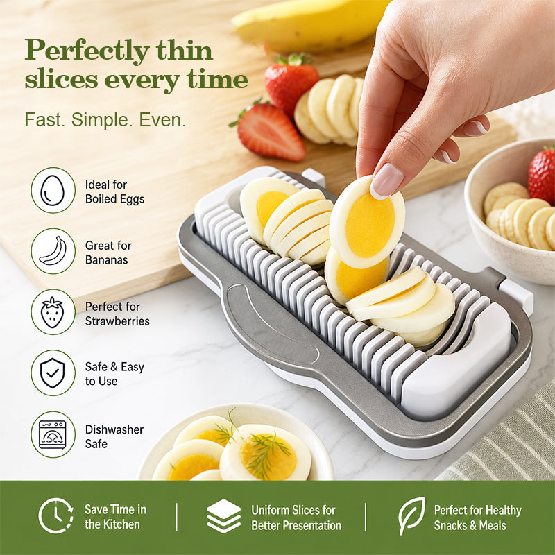 🥗Affetta uova più grande e migliorata - Gadget da cucina formato gigante ✨