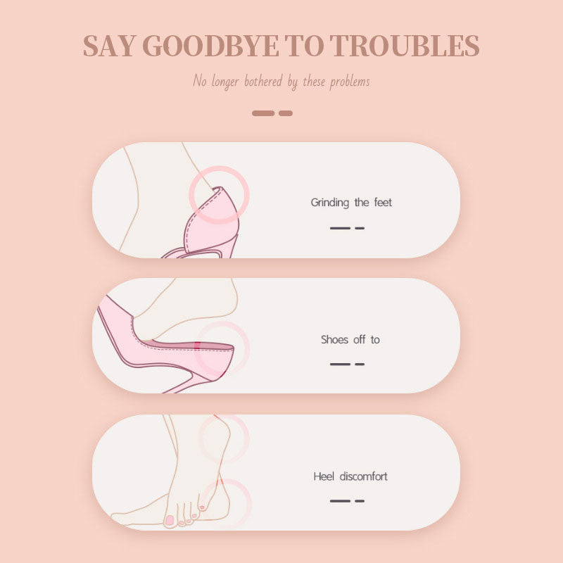 👠 SCONTO DEL 50%! ✨ Cuscinetti adesivi per talloni ritagliabili – Comodi, discreti e anti-vesciche, per un comfort ottimale