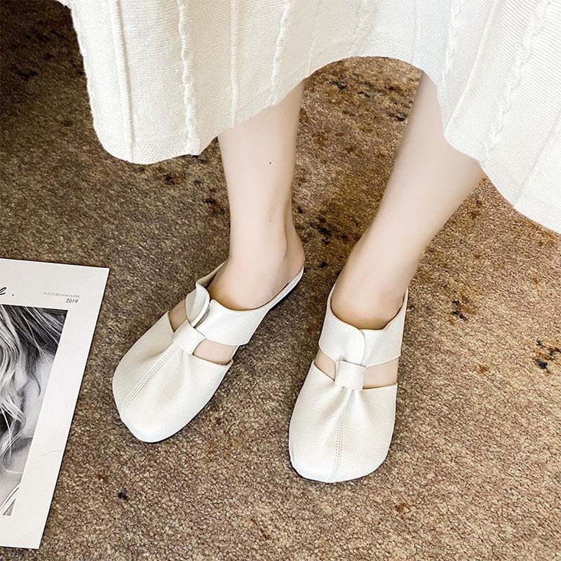 🎁Riduzione di prezzo a tempo limitato🔥 Ciabatte da donna con suola morbida e nodo