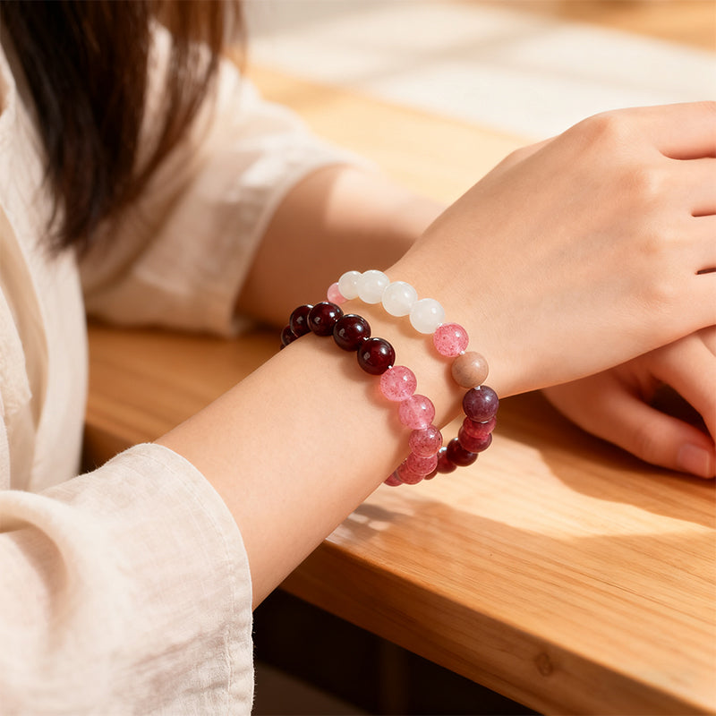 📿 Braccialetto fatto a mano con cristalli energetici