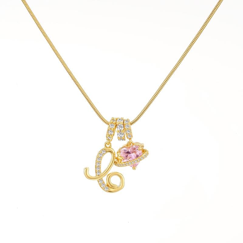 💖Sconto illimitato del 50%✨Collana con ciondolo a tre strati con lettere dalla A alla Z