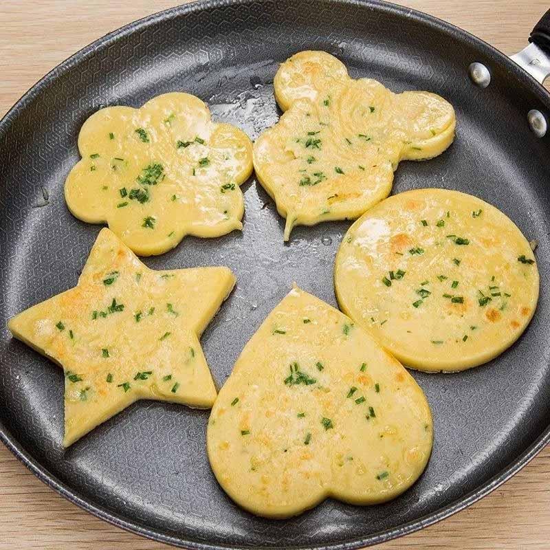 🍳 Padella per uova in acciaio inox – adatta al contatto con gli alimenti, ideale per preparare la colazione, i pancake e le uova fritte.