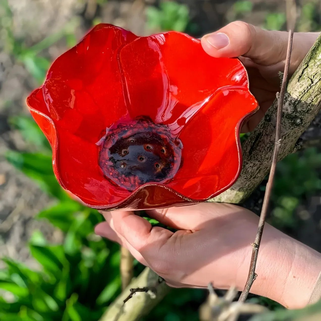 🥳  Promozione 2026💖Mangiatoia per uccelli decorativa a forma di fiore realizzata a mano 🐦