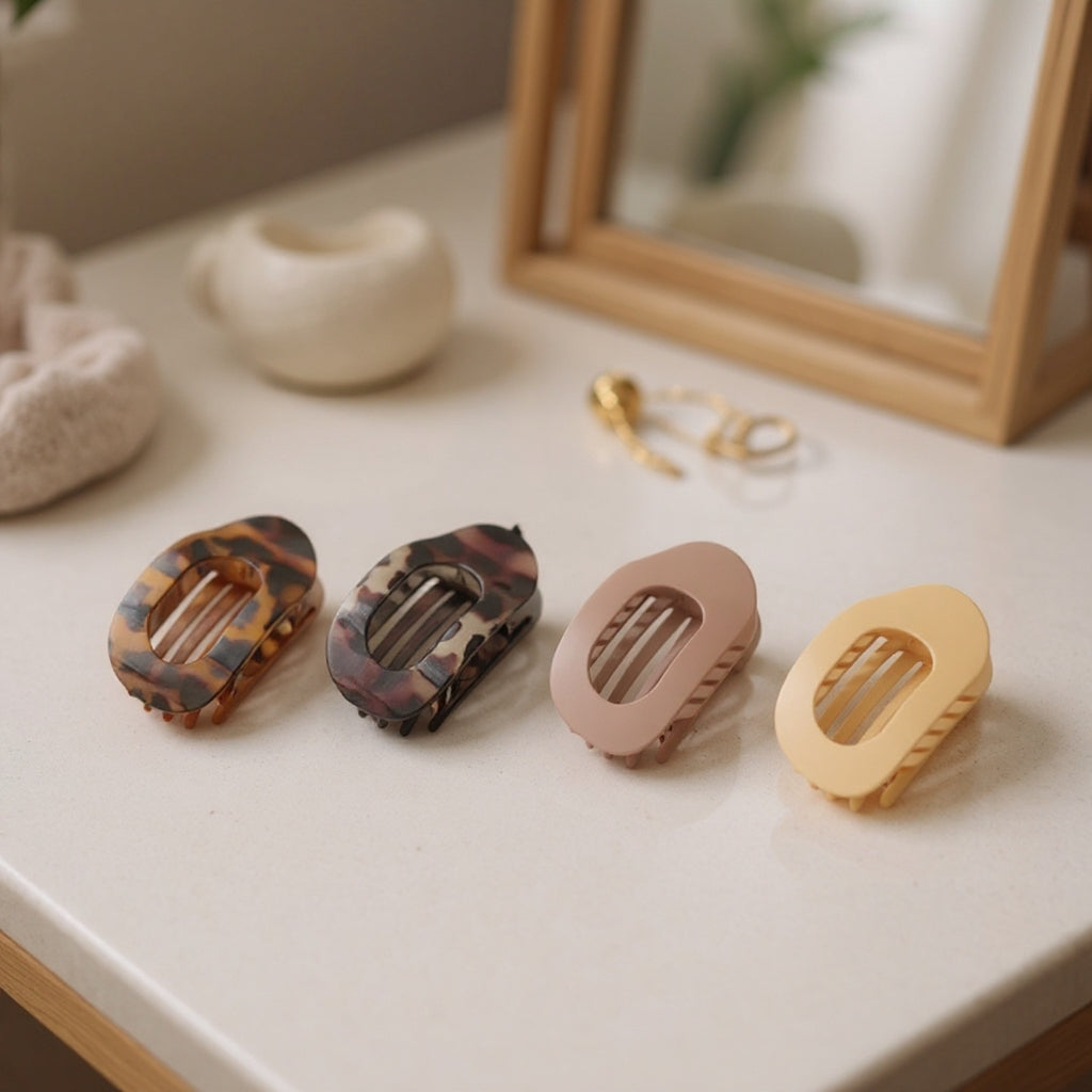 💖2026 Fermaglio per capelli | Bestseller💖✨Fermagli per capelli ovali (confezione da 4