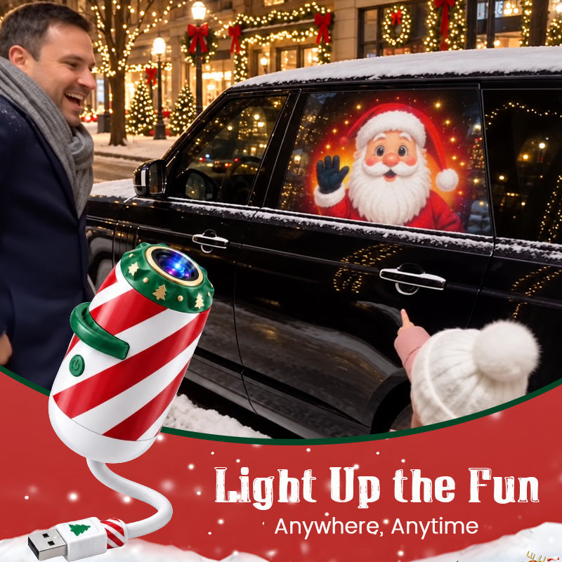 🎄✨ Proiettore natalizio per auto--trasforma ogni viaggio in un magico Natale