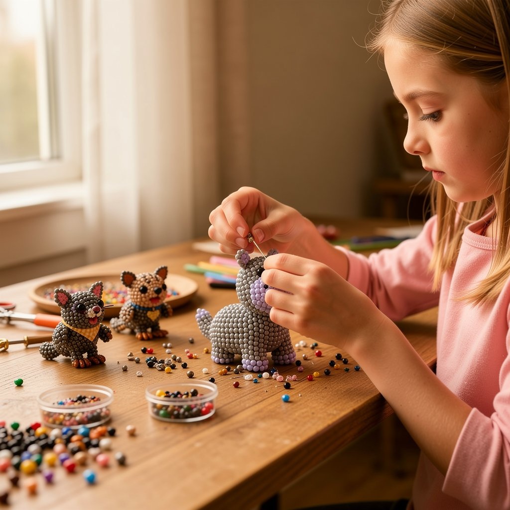 💸Riduzione di prezzo a tempo limitato🐦Il tuo nuovo hobby preferito è arrivato! -- Kit fai da te per creare piccoli animali 3D con perline