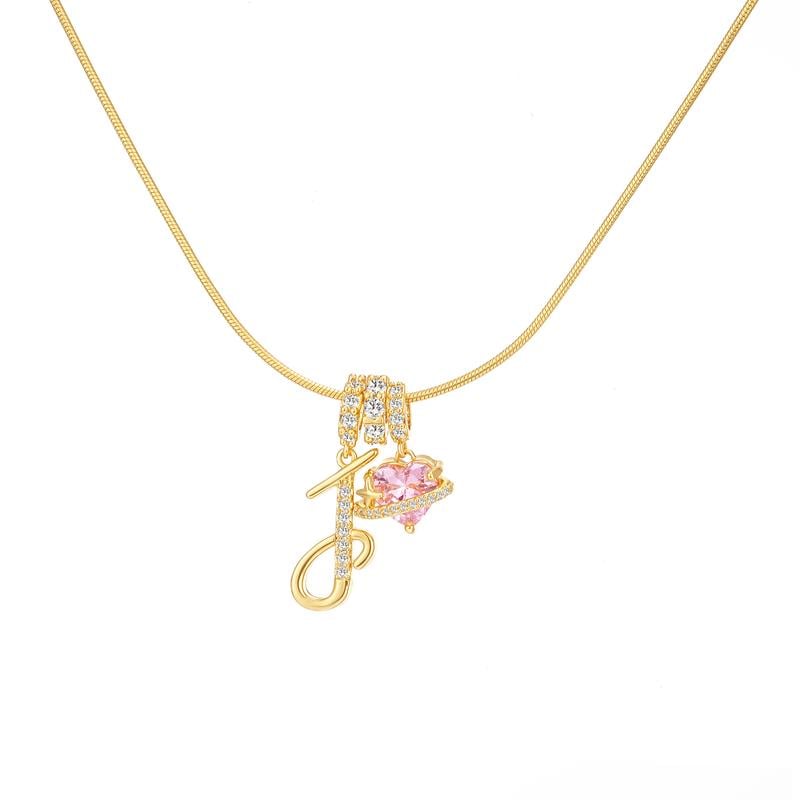 💖Sconto illimitato del 50%✨Collana con ciondolo a tre strati con lettere dalla A alla Z