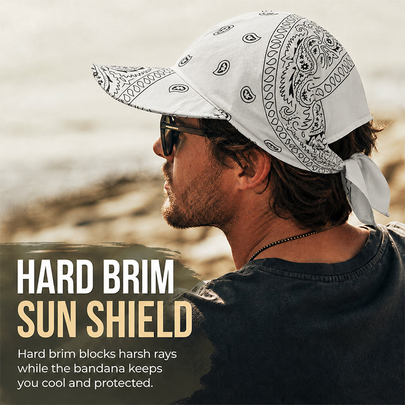 ☀️🧢 Il cappellino Paisley 2 in 1: estetica di alta moda e protezione solare totale!