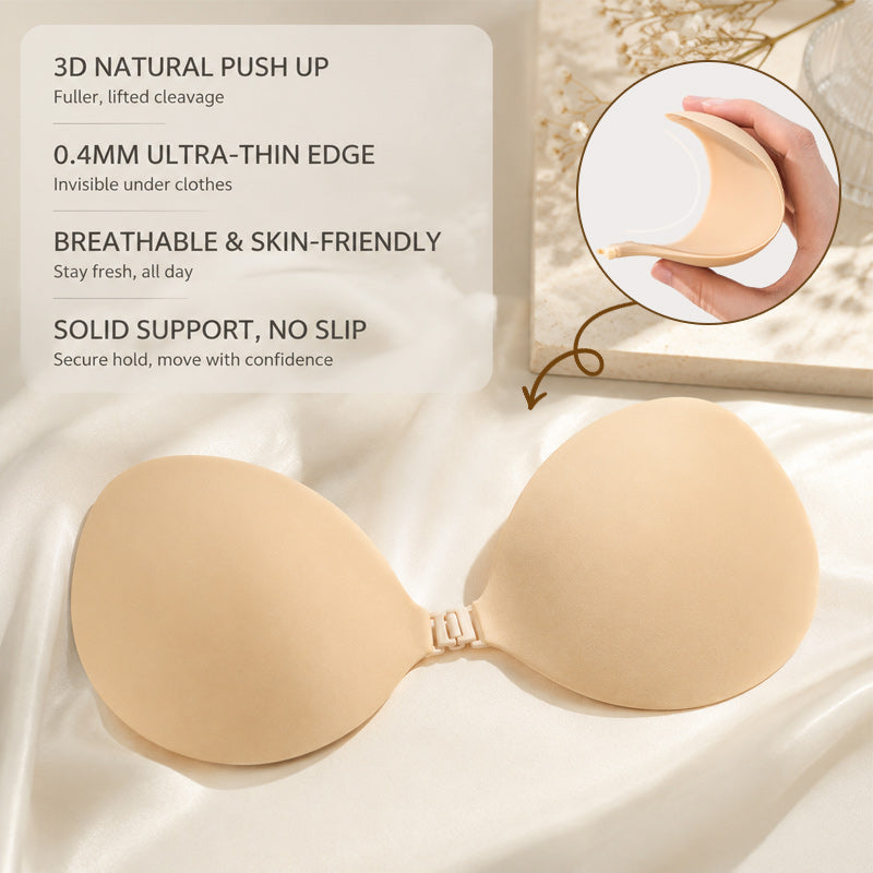 💖 Copricapezzoli Push-Up Invisibile in Silicone 3D — Sostegno Naturale e Massimo Comfort! ✨