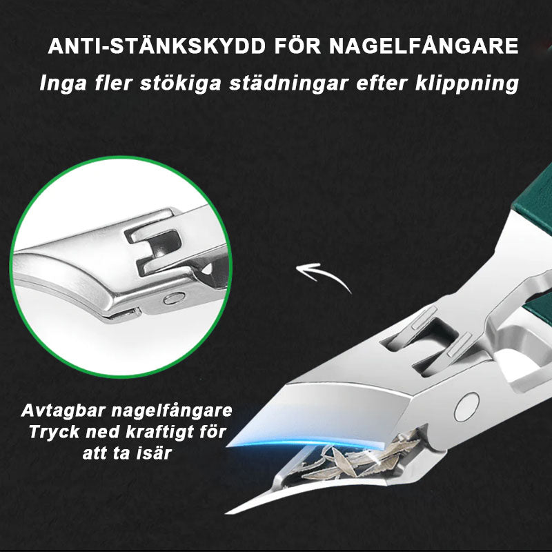 🔥Prodotto popolare del 2026🔥 Tagliaunghie antispruzzo con lama angolata a 25°, set da 3 pezz