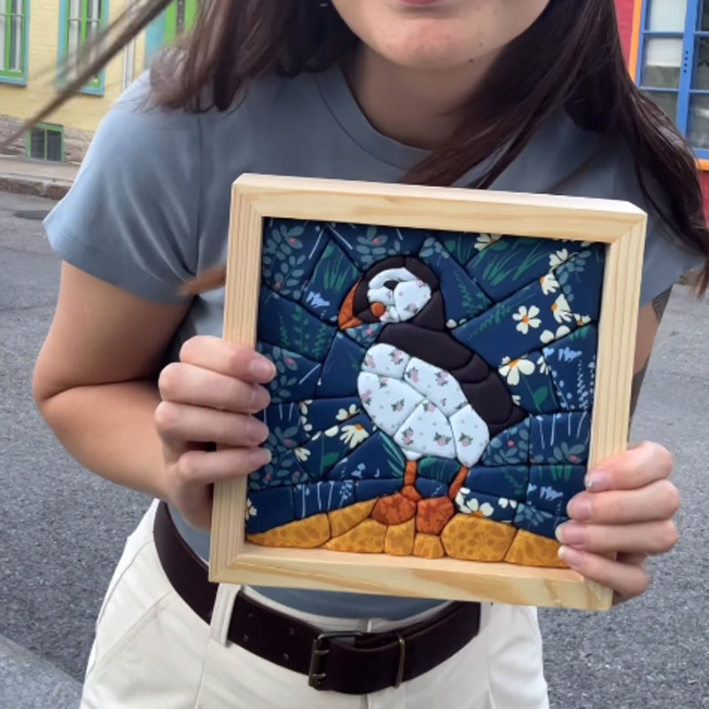 🖼️ Quadro decorativo trapuntato 3D cucito a mano 🏡✨