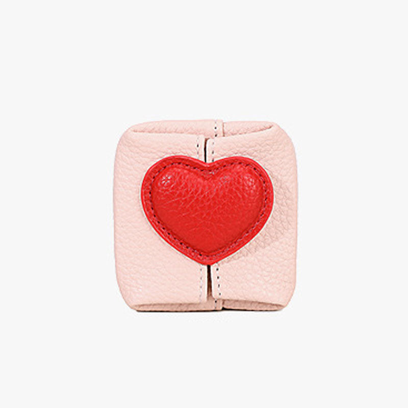 🥹💖Un piccolo regalo di lusso divino per gli appassionati di gioielli--Mini pochette in pelle Sweetheart✨