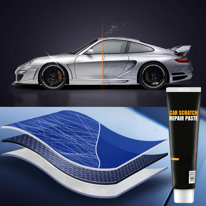 🚗✨Addio graffi, senza andare dal carrozziere!  - Pasta lucidante per auto per ridurre i graffi 💥Per vernici nere e chiare