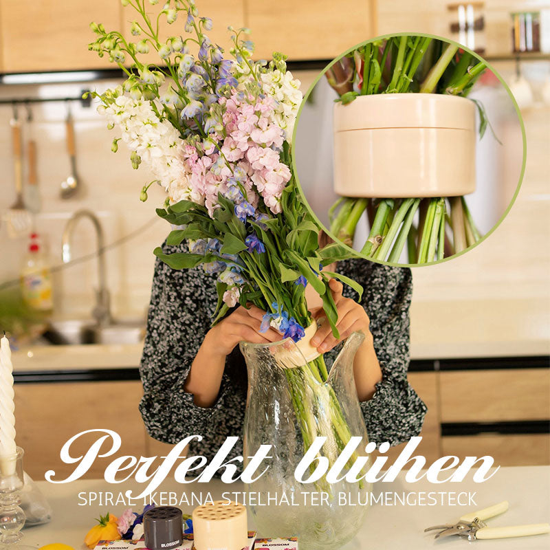 🌸 Composizione floreale perfetta ogni volta: il supporto a spirale mantiene gli steli esattamente dove li desideri! 🌀