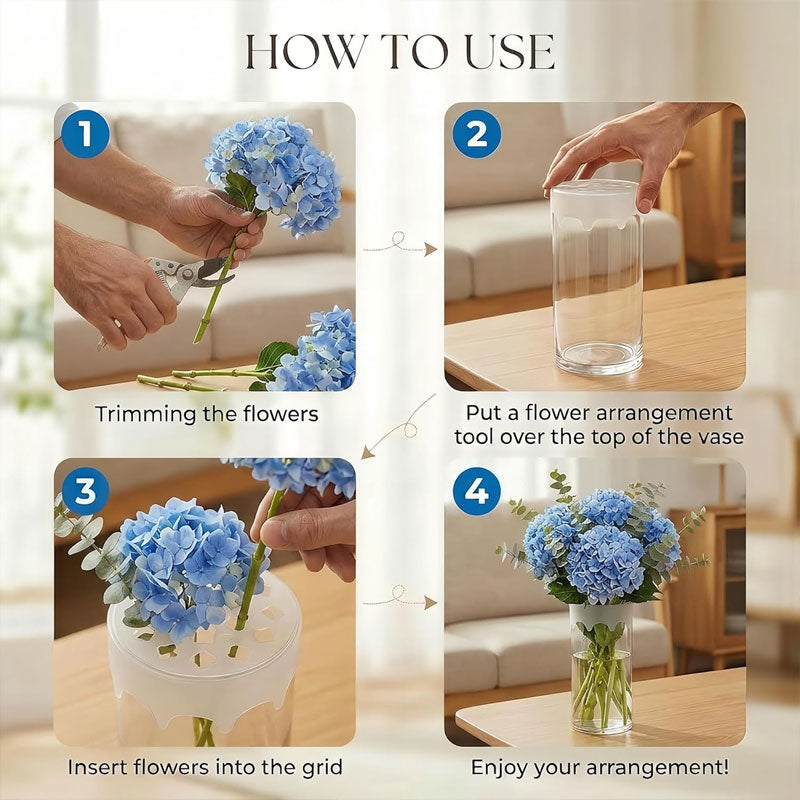 🎁Acquista 1 Ottieni 1 Gratis🌼Rendi i tuoi fiori alti e splendidi --Porta bouquet in silicone✨