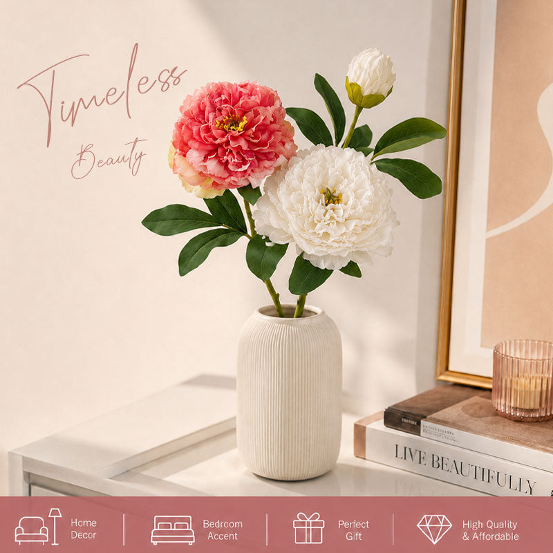 ✨La perfetta combinazione di stile naturale e funzionalità🌸 Fiori di peonia artificiali