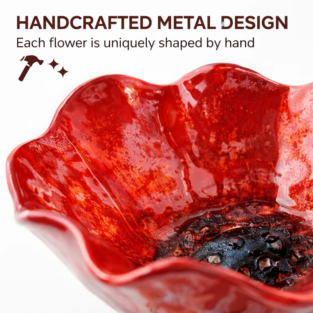🥳  Promozione 2026💖Mangiatoia per uccelli decorativa a forma di fiore realizzata a mano 🐦