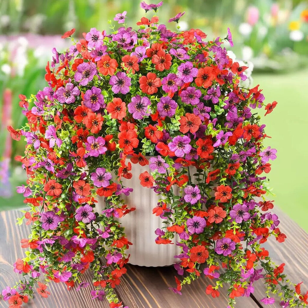 ✨ Acquista 1 Ottieni 1 Gratis ✨🌷Fiori di margherite ed eucalipto a cascata per esterni – resistenti ai raggi U