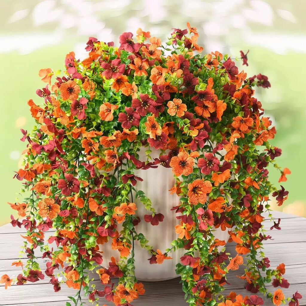 ✨ Acquista 1 Ottieni 1 Gratis ✨🌷Fiori di margherite ed eucalipto a cascata per esterni – resistenti ai raggi U