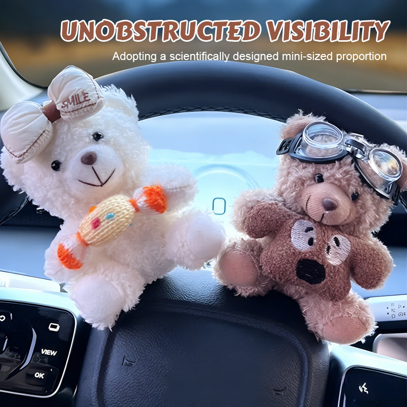 Il compagno di viaggio coccoloso 🧸 — Esalta l'abitacolo della tua auto con pura tenerezza