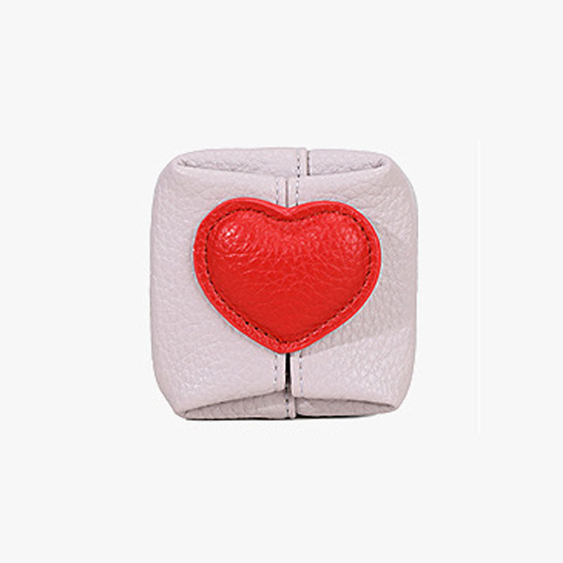 🥹💖Un piccolo regalo di lusso divino per gli appassionati di gioielli--Mini pochette in pelle Sweetheart✨