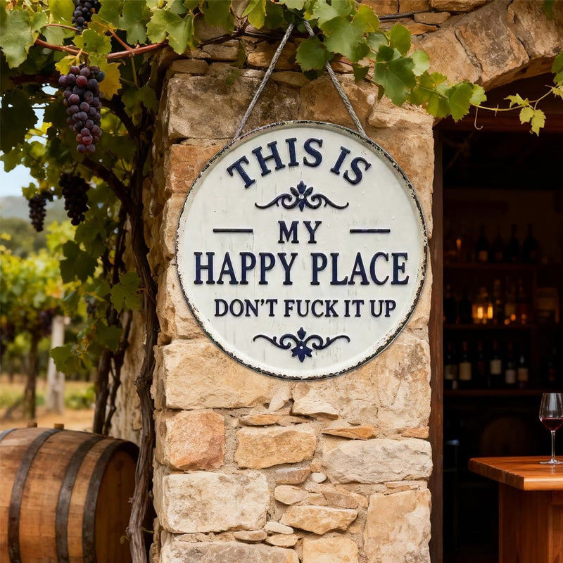 “This Is My Happy Place” &“This Is Our Happy Place”Door Sign--L'accento perfetto per il tuo ingresso. 🌟