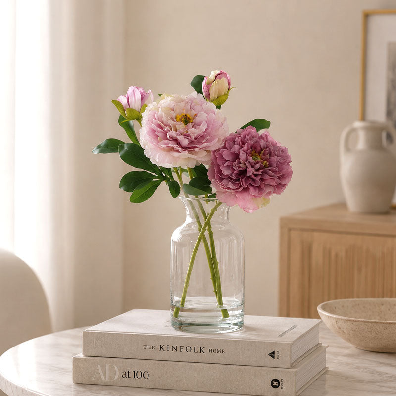 ✨La perfetta combinazione di stile naturale e funzionalità🌸 Fiori di peonia artificiali