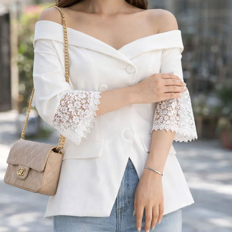 ✨Approfitta di uno sconto del 48% l'ultimo giorno!🌸 Eleganti maniche in pizz