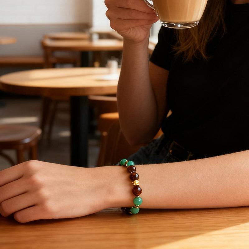 📿 Braccialetto fatto a mano con cristalli energetici