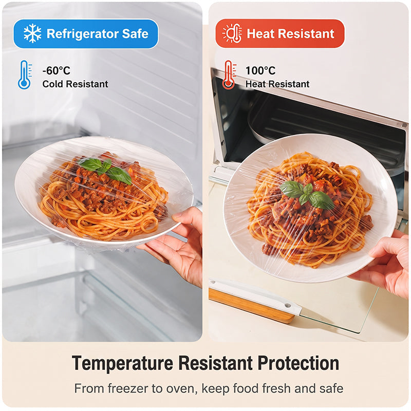 🥗 Copri contenitori elastici monouso--Freschezza e ordine in cucina