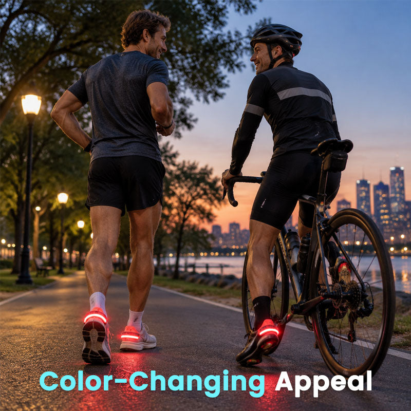 👟✨ Luci per tallone a colore variabile – Sicurezza e stile per le tue corse seral