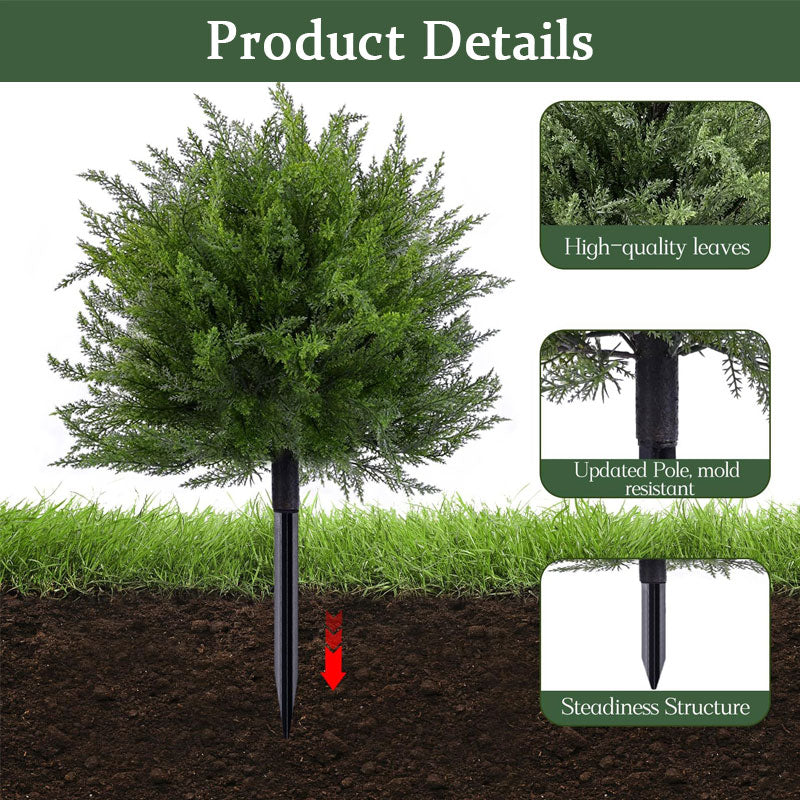 🌿Verde perfetto, ogni giorno dell'anno. 🌲✨--Albero di cedro artificiale per paesaggistica