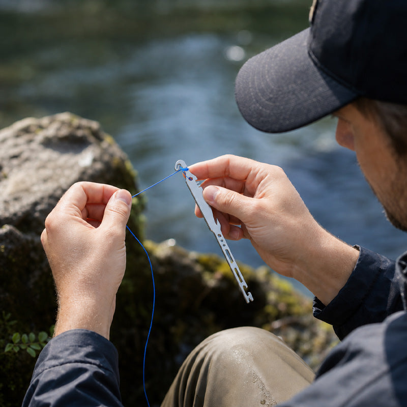 🎣Attrezzo multifunzione 6 in 1 per annodare e rimuovere ami da pesca