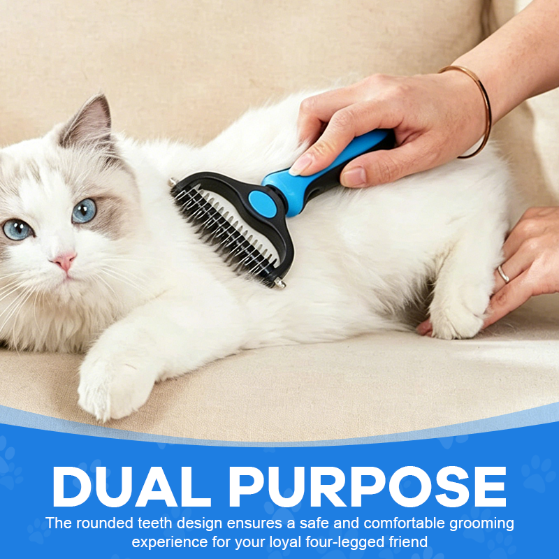 ✨🐶Una carezza d'amore per il tuo pet--Spazzola professionale per la rimozione del pelo in eccesso di cani e gatti🐱