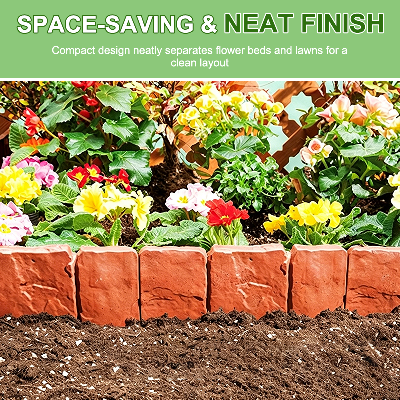 🥳 Promozione 2026 🥳💞 Vendite superiori a 50.000 unità! 🌿✨ Sconto del 70%! Recinzione da giardino effetto pietra 🏡♻️