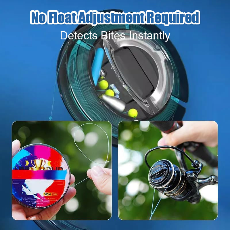 🎣Galleggiante Smart: Rilevamento automatico del fondo e abboccate istantanee 🚀