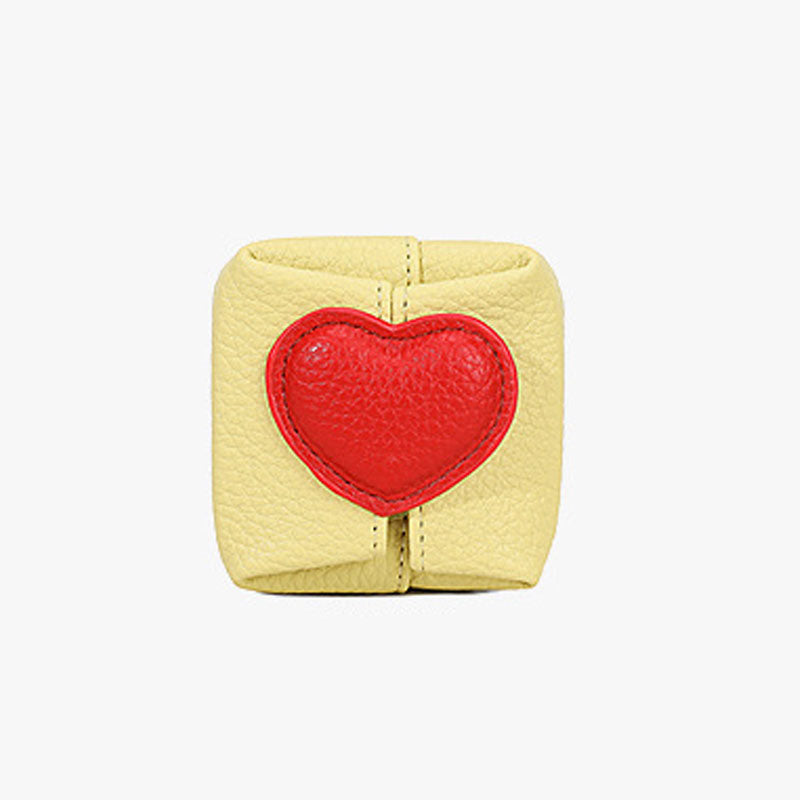 🥹💖Un piccolo regalo di lusso divino per gli appassionati di gioielli--Mini pochette in pelle Sweetheart✨
