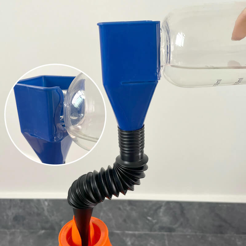 ✨🛒Strumento di drenaggio flessibile con imbuto a scatto