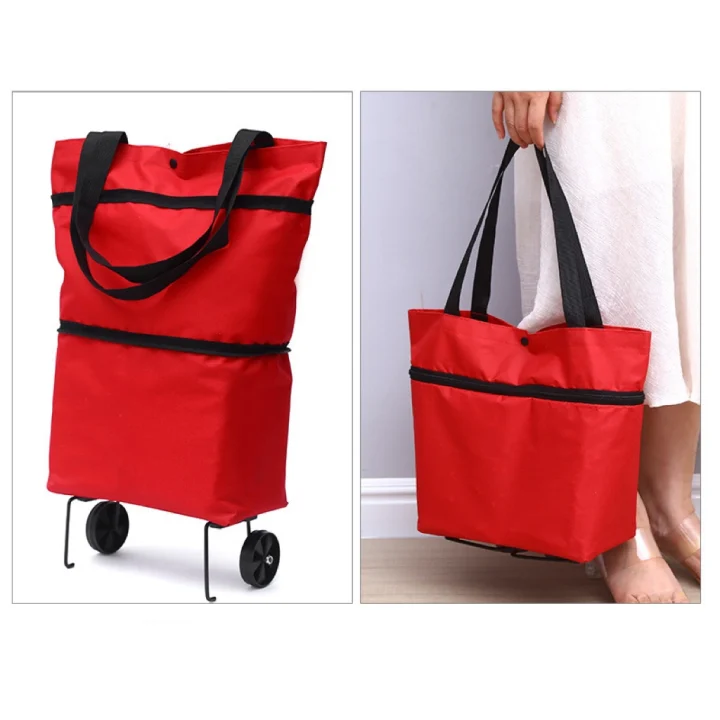 🔥Offerta imperdibile: sconto del 40%🧳Borsa per la spesa pieghevole 2 in 1🛒