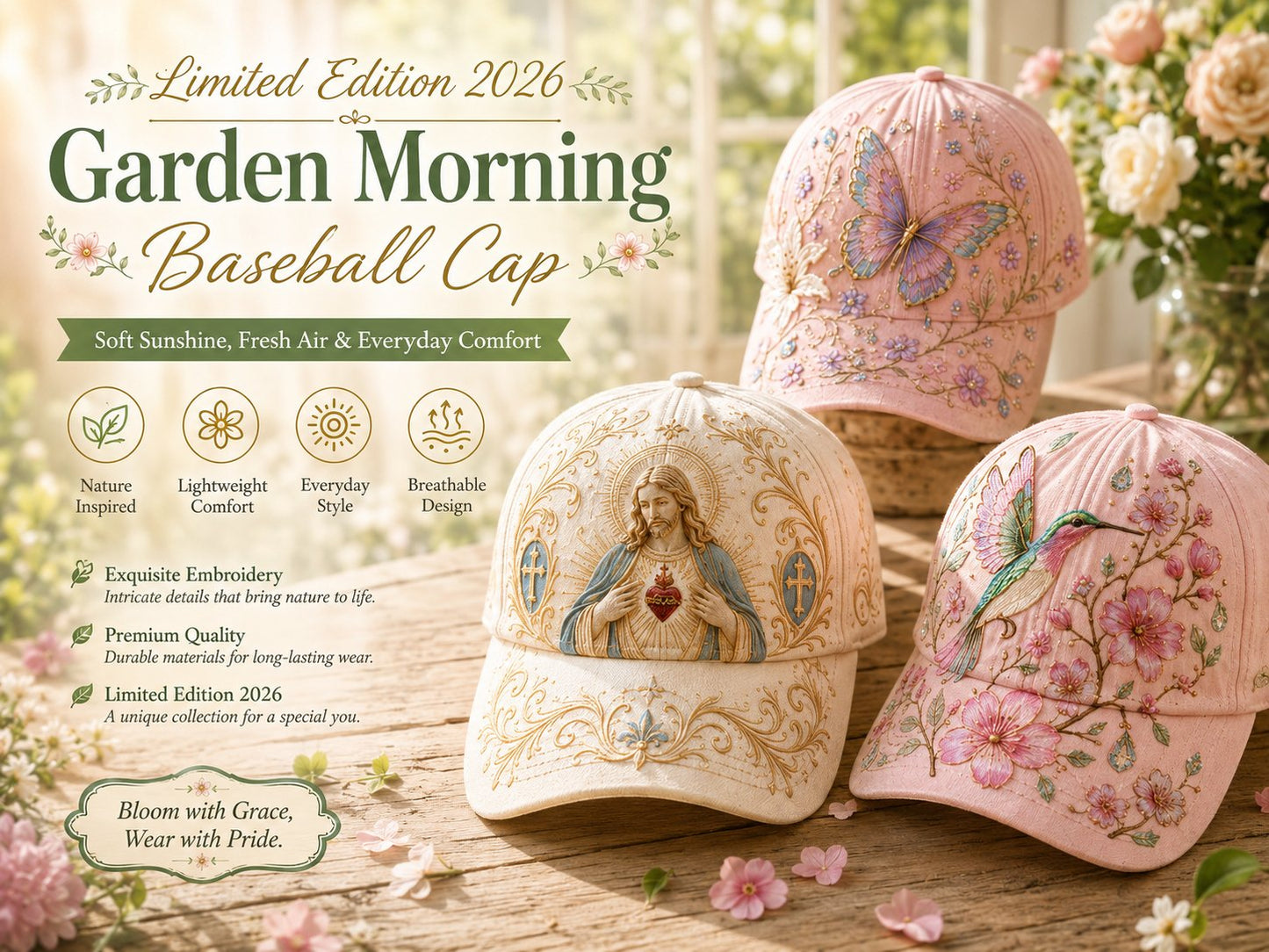 🏆Offerta a tempo limitato🌿 Cappello Garden Dawn (✨Edizione limitata 2026)