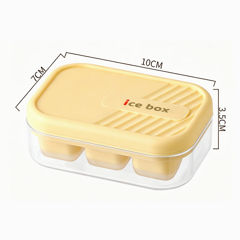 🎁OFFERTA 1+1 GRATIS! 🧊Cubetti di ghiaccio perfetti, senza sforzo--Mini vassoio per cubetti di ghiaccio – 6 scomparti
