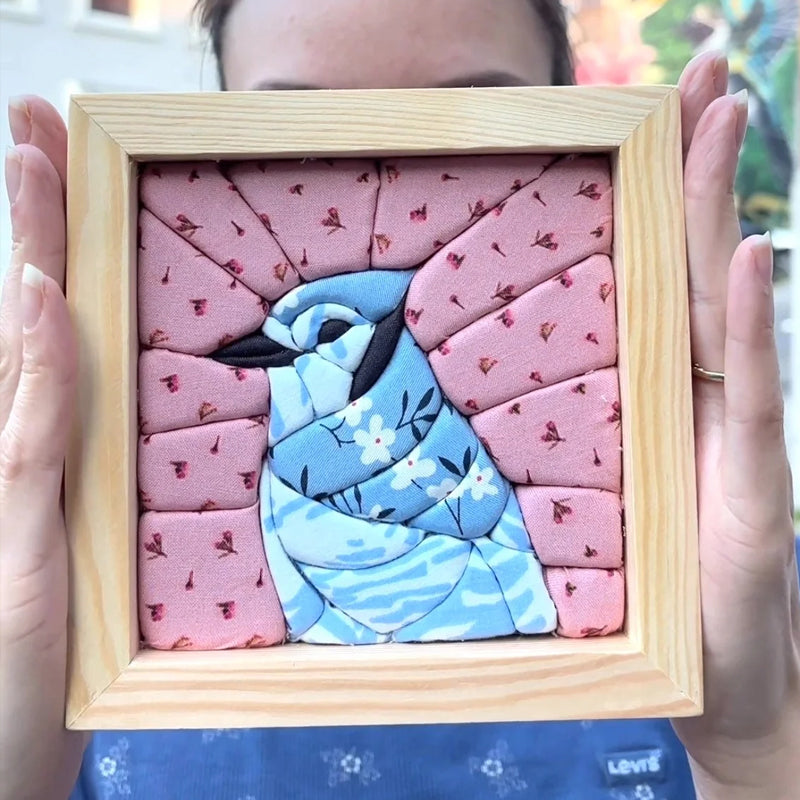 🖼️ Quadro decorativo trapuntato 3D cucito a mano 🏡✨