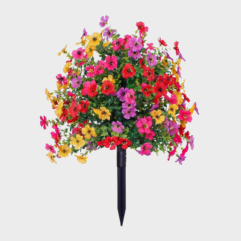 ✨🌷Eucalipto e violette artificiali come decorazione floreale per il terreno