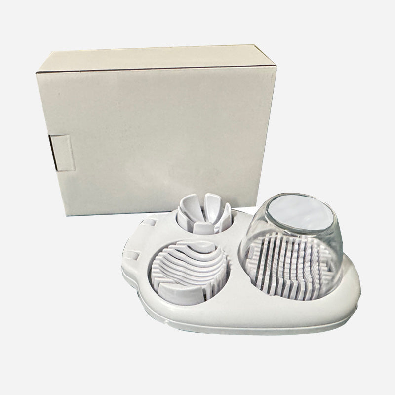 🥚 Affetta e taglia uova multifunzione 3 in 1 - Perfetto per insalate e guarnizioni 🔪