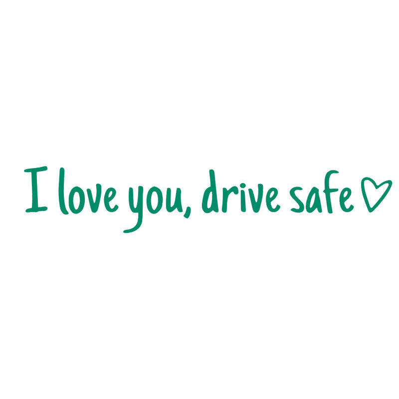 💖“I Love You Drive Safe“ adesivi a specchio